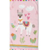 Strandlaken Good Morning 75x150 cm - 6334.70.80 strandlaken voor kinderen lama design 75x150 katoen look 6334 lama productfoto