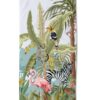Strandlaken Good Morning 75x150 cm - 10035.99.80 kinder strandlaken jungle dieren good morning 75x150 microfiber zebra flamingo 10035 Jungle party productafbeelding