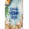 Strandlaken Good Morning 100x180 cm - 10066.20.81 strandlaken vitamin sea schelpen strand Good Morning microfiber 100x180 10066 Vitamin Sea productfoto