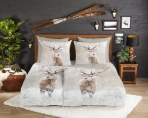 Dekbedovertrek Good Morning Flanel Snowydeer