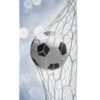 Strandlaken Good Morning 75x150 cm - 10114.20.80 kinder strandlaken voetbal doelpunt bal net good morning microfiber 10114 tijmen productfoto