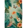 good morning microfiber 100x180 strandlaken tropisch bloemen vlinders badhanddoek 10162 joelle productfoto