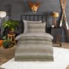 Dekbedovertrek Oxford Good Morning 1 persoons (140x200/220 cm) 100% katoen flanel zand - 20154.02.01