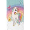 Strandlaken Good Morning 75x150 cm - 30750.99.80 kinder strandlaken unicorn regenboog good morning 75x150 microfiber pastel 30750 dash productfoto