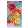 Strandlaken HIP 100x180 cm - 32013.99.81 strandhanddoek bloemen kleurrijk HIP katoen velours 100x180 badlaken 32013 vitori productfoto