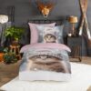 Good Morning kinderdekbedovertrek flanel kitten sneeuw Patt Multi 33157 Patt sfeerfoto DE