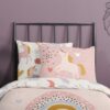 Kinder bedset unicorn regenboog van katoen 7126 unilove detailfoto