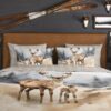 Dekbedovertrek Mark Good Morning 1 persoons (140x200/220 cm) 100% katoen flanel zand - 10174.02.01