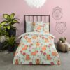 Kinderdekbedovertrek Capibara Good Morning 1 persoons (140x200/220 cm) 100% katoen renforcé mint - 10187.60.01