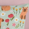 Kinderdekbedovertrek Capibara Good Morning 1 persoons (140x200/220 cm) 100% katoen renforcé mint - 10187.60.01