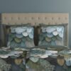 Good Morning Suprema bedset van katoen met bladerenprint 20148 Suprema sfeerfoto detail DE