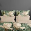 Kussensloop Miyuki HIP 40x80 cm 100% katoen satijn groen - 33635.44.74