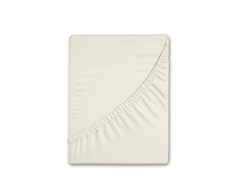 Hoeslaken Uni Good Morning 1 persoons (80x200 cm) 100% katoen renforcé ecru - 0270.01.41