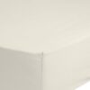 Hoeslaken Uni Good Morning 1 persoons (80x200 cm) 100% katoen renforcé ecru - 0270.01.41