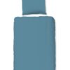 Dekbedovertrek Uni Good Morning 155x220 cm 100% katoen renforcé adria blauw - 0270.26.12