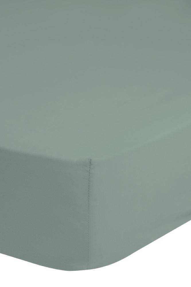 Hoeslaken Uni Good Morning 1 persoons (80x200 cm) 100% katoen renforcé lichtsalie - 0270.49.41