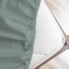 Hoeslaken Uni Good Morning 1 persoons (80x200 cm) 100% katoen renforcé lichtsalie - 0270.49.41