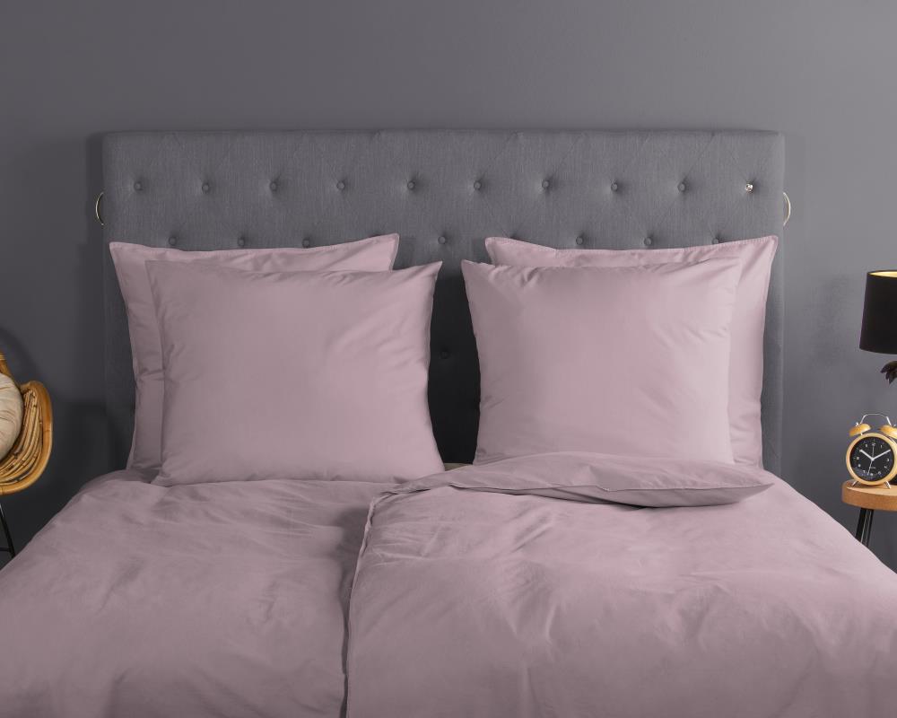 Dekbedovertrek Uni Good Morning 155x220 cm 100% katoen renforcé zacht roze - 0270.74.12
