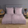 Dekbedovertrek Uni Good Morning 155x220 cm 100% katoen renforcé zacht roze - 0270.74.12