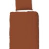 Dekbedovertrek Uni Good Morning 155x220 cm 100% katoen renforcé terra - 0270.87.12
