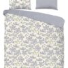 Dekbedovertrek Vesper Good Morning lits jumeaux xl (260x200/220 cm) 100% katoen renforcé ecru - 10137.01.04