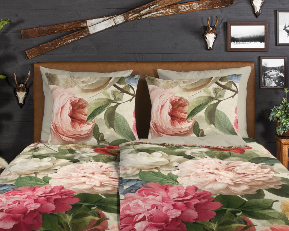 Dekbedovertrek Chiara Good Morning 200x200 cm 100% katoen flanel zand - 20146.02.13
