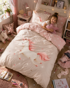 Kinderdekbedovertrek ZouZou Rosa