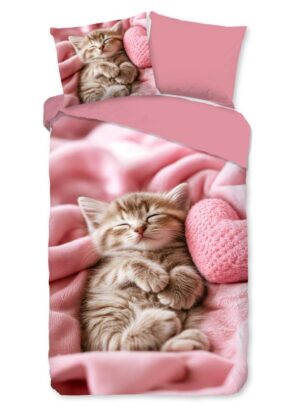 Kinderdekbedovertrek Pure Nala gebreide fleece