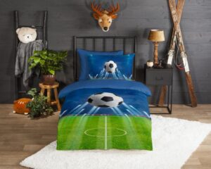 Kinderdekbedovertrek Pure Goal gebreide fleece