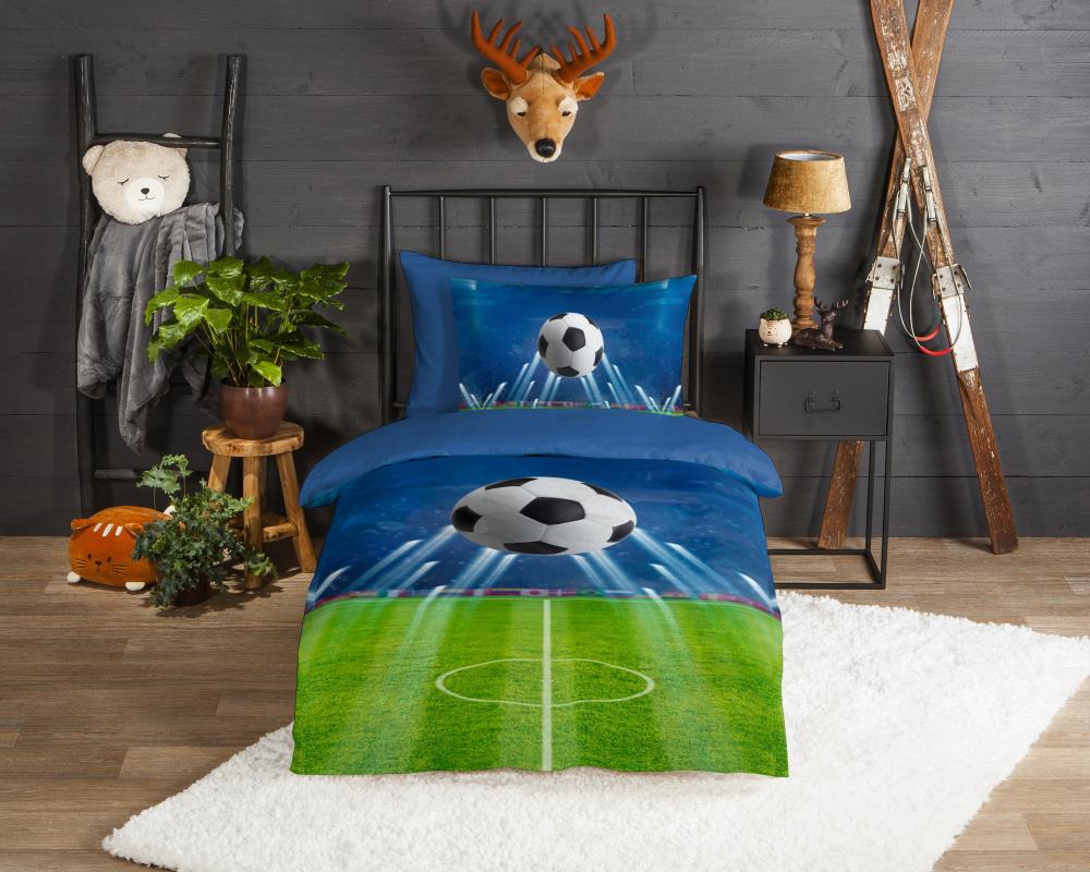 Kinderdekbedovertrek Pure Goal gebreide fleece
