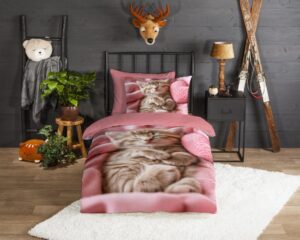 Kinderdekbedovertrek Pure Nala gebreide fleece